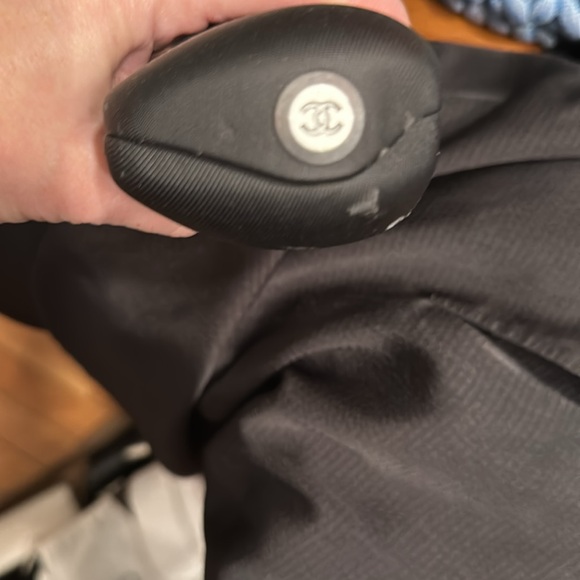 Authentic beautiful vintagee Chanel rimless silver tone gradient gray lens - Picture 11 of 12